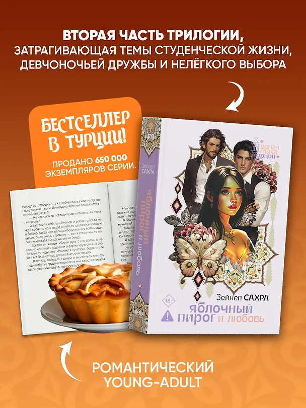 Книга Яблочный пирог и любовь (Зейнеп Сахра) — 7