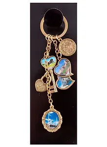 Брелок-гроздь Дагестан Махачкала (мет.вст.фольга цв.золото)