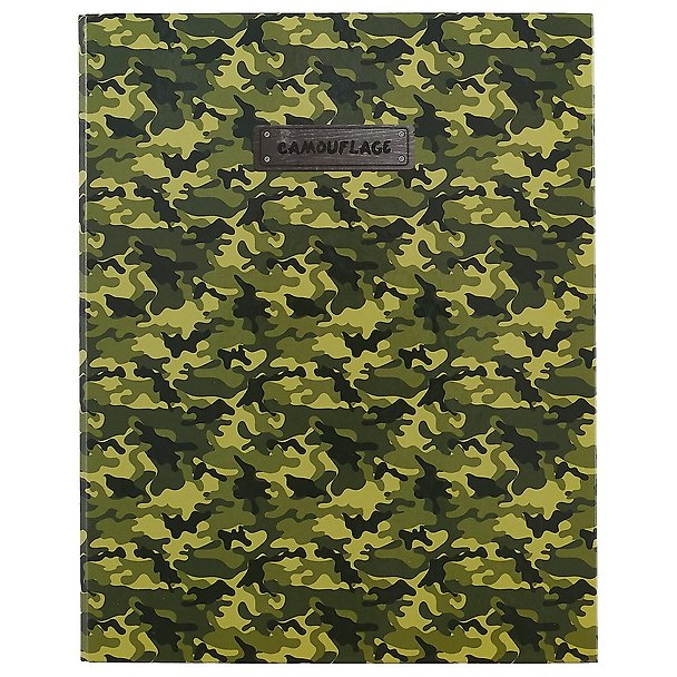 Тетрадь на кольцах «Камуфляж» 100 листов в клетку, А5, сменный блок - Academy Style 246879 — 1