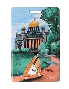 Чехол для карточек вертикальный СПб Ноксо Наедине с Петербургом Исаакиевский (ДК2025-503)