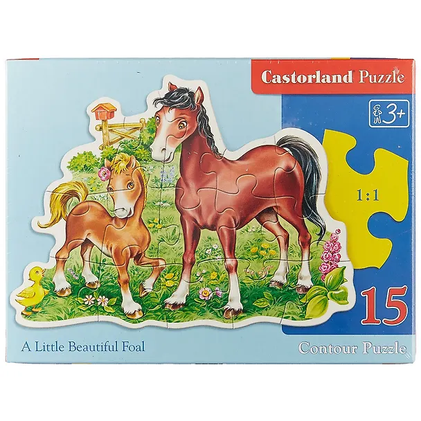Пазл Castorland Жеребенок 15 деталей Размер собранной картинки: 23*16,5 см. 2696625 — 1