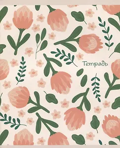 Тетрадь в клетку Listoff, "Цветочная поляна", 48 листов, в ассортименте