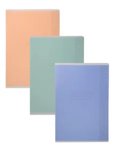 Тетрадь А4 48л кл. "Easy Cover" пласт.обл., ассорти