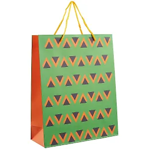 Подарочный пакет «Яркие треугольники», А4