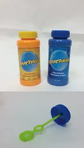 Эластичные мыльные пузыри Прыгунцы бутылка 100мл, с палочкой для выдувания пузырей 1TOY/Вантой,