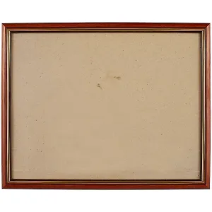 Рама со стеклом, коричневая, 35 х 45 см