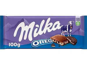 Шоколадная плитка Milka Oreo (Милка Орео), 100г