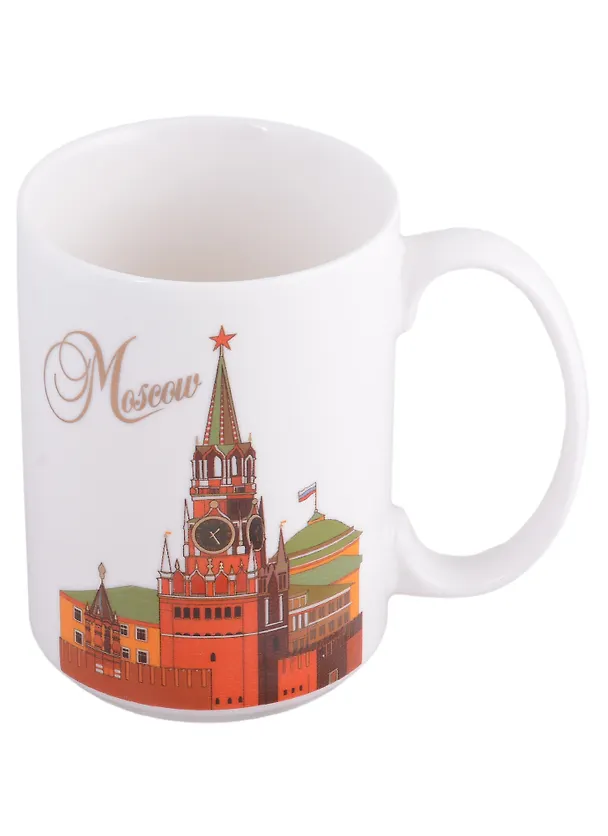 Кружка Москва ХВБ-Спасская башня 500мл фарфор цв.рисунок (060-50-19-21-CL) 2858752 — 4