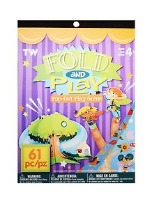 Альбом д/творч. Fold and Play Волшебное дерево (1079597) (6 л.) (61 дет.) (1 стр. накл.) (4+)