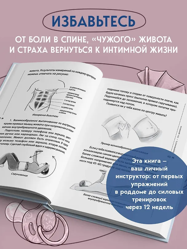 Книга Послеродовое восстановление. Почему каждой маме надо знать, как меняется тело во время беременности и после родов и что с этим делать (Марина Осокина) — 6