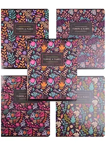 Тетрадь в клетку Academy Style, Flowers and Plants, 48 листов, в ассортименте