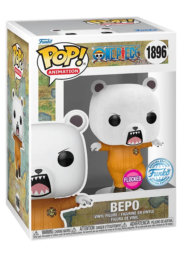Фигурка Funko POP! Animation One Piece Bepo (FL) (Exc) (1896) (Fun84987) 3118938 — 2