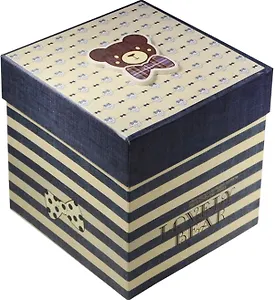 Коробка подарочная "Мишка" 17,5*17,5*17,5см