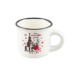 Кружка Это Москва, детка! (фарфор.мал.матовая) (белая) (065-9-M-20D-W)