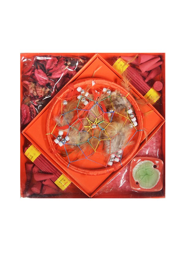 Набор ароматический подарочный с ловцом снов Клубника (22х20х3,5) (CD3S01-E) 2467798 — 1