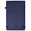 Книга для записей А5 96л лин. "ПАПИР СИНИЙ" кожзам, тв.переплет — 2938774 — 2