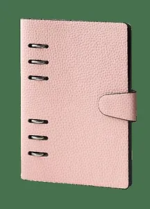 Тетрадь на кольцах в клетку InFolio, Study, 80 листов, розовая