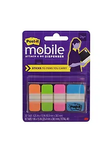 Закладки самоклеящиеся Post-it 16мм*30л, 25мм*10л, цветные, 3М