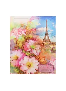 Дневник для ср. и ст.кл. "Романтика Парижа (NEW)" 7БЦ, мат.ламин., выб.лак, блестки, понтон.печ., Unnika