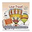 Раскраска-антистресс LOVE TRAVEL для влюбленных в путешествия (воздушные шары) — 3066004 — 1