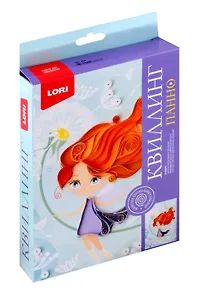 Квиллинг. Панно "Фея"