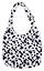 Сумка-шоппер плюшевая Пятнышки (черно-белая) (40х36) (12-ZhenPin-2721) — 3046109 — 1