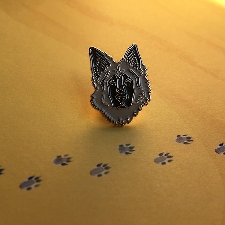 Значок «Овчарка», эмалированный, 5 х 8 х 1 см 350836 — 1