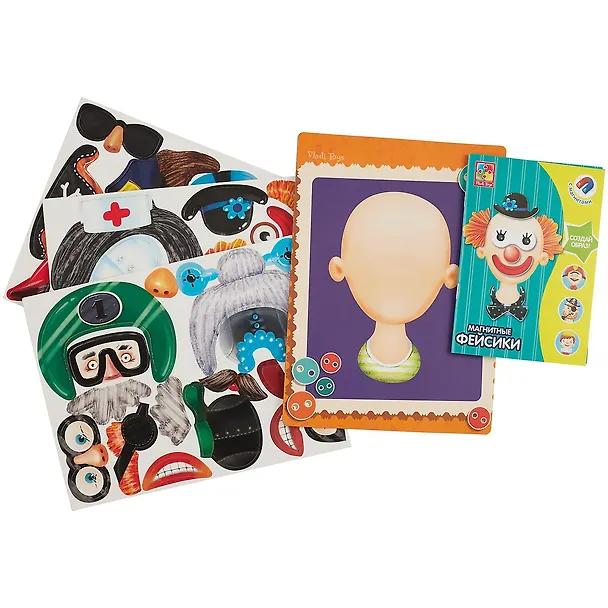 Магнитная игра Vladi Toys Фейсики VT3702-09 2755640 — 3
