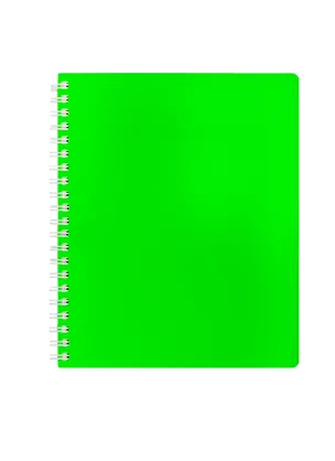Тетрадь в клетку Hatber, Diamond Neon, 80 листов, зеленая 233375