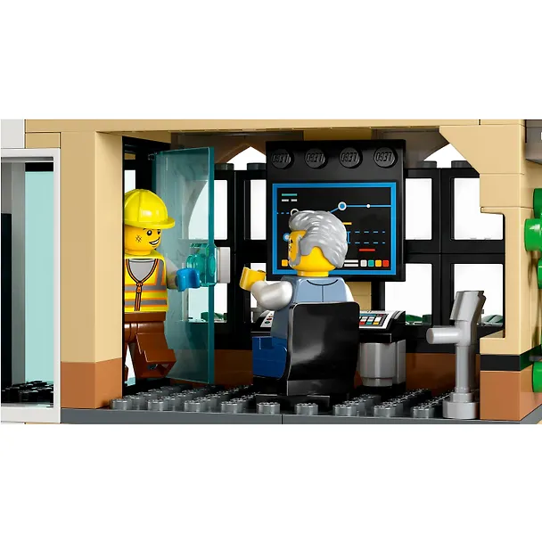60469 Конструктор детский LEGO City Центральный железнодорожный вокзал, 752 деталей, возраст 7+ 3169384 — 6