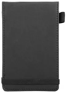 Записная книжка А6 50л лин. "Joy Note. Черный" иск.кожа, тонир.блок, скругл.углы, резинка, петля д/ручки, кармашки, инд.уп.