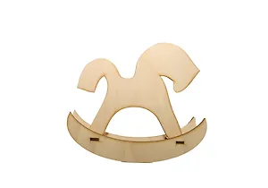 3-D модель Лошадка качалка (13954) (180х45х165) (дерево) (упаковка)