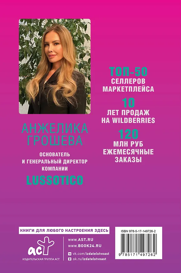 Книга Продаем на Wildberries. Секреты лидера рынка (Анжелика Грошева) — 2