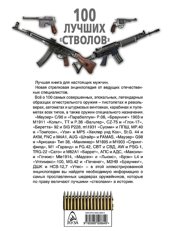 Книга 100 лучших «стволов» – пистолеты, автоматы, винтовки, пулеметы (Семен Федосеев) — 2