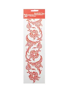 Трафарет пластик многоразовый Бордюр Турецкий (АН3836100) (Б-037) (10х32 см) (упаковка)