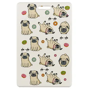 Чехол для карточек Мопсы фр-фр (ДК2018-157)