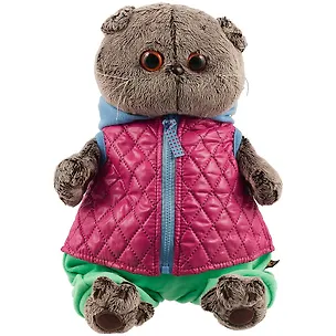 Мягкая игрушка Басик в теплом жилете (30 см) (Ks30-168) 2864747