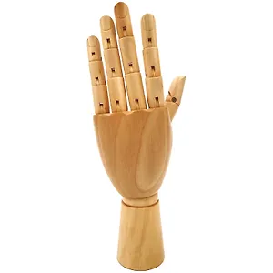 Манекен Рука 25см женская левая, дерево, Гамма