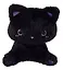 Мягкая игрушка Котик сидит (черный) (20см) (12-0960-202507-T1) — 3115025 — 2