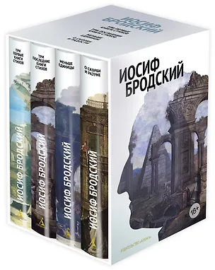 Книга Стихотворения. Проза. Собрание сочинений в четырех томах (комплект в футляре) (Иосиф Бродский)
