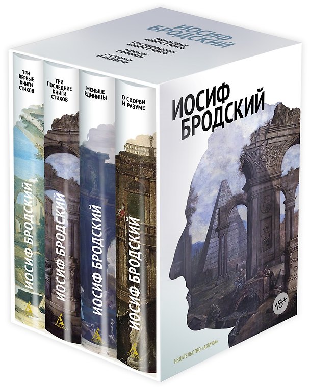 Книга Стихотворения. Проза. Собрание сочинений в четырех томах (комплект в футляре) (Иосиф Бродский) — 1
