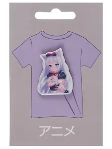 Значок Аниме Девушка с ушками Сёдзё (акрил)