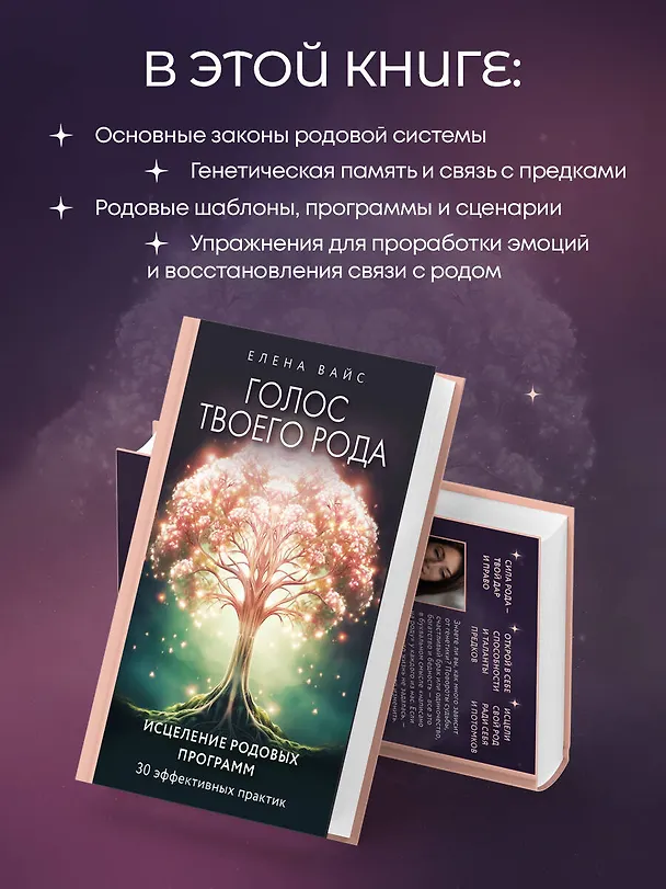 Книга Голос твоего рода. Исцеление родовых программ (Елена Вайс) — 6