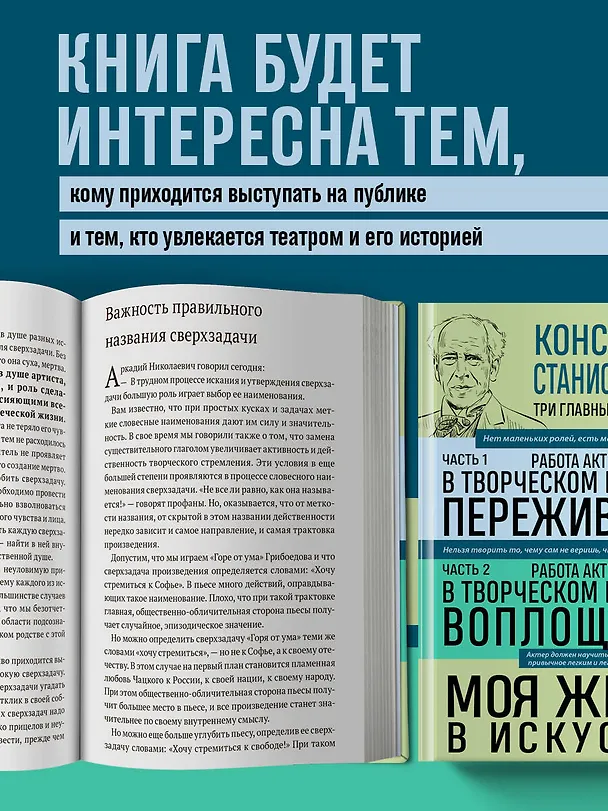 Книга Константин Станиславский. Работа актера над собой Части 1 и 2. Моя жизнь в искусстве (Константин Станиславский) — 7