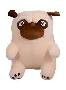 Мягкая игрушка сердитый Мопс (30х20)