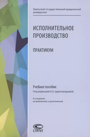 Исполнительное производство. Практикум. Учебное пособие — 2878040 — 1