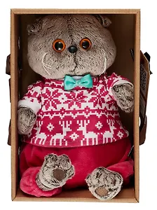 Басик в зимней пижаме (19 см) (Ks19-220)