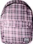 Рюкзак школьный розовый в клетку — 238370 — 1