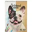 Скетчбук А5 40л 48л "Бульдог" белый офсет, крафт. бумага 80г/м2, карт.обл., гребень — 2892342 — 1