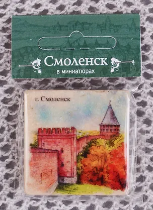 Магнит на камне Смоленск Крепостная стена (22Sml01) 2588699